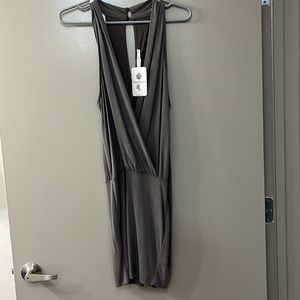 Lush - grey bodycon dress